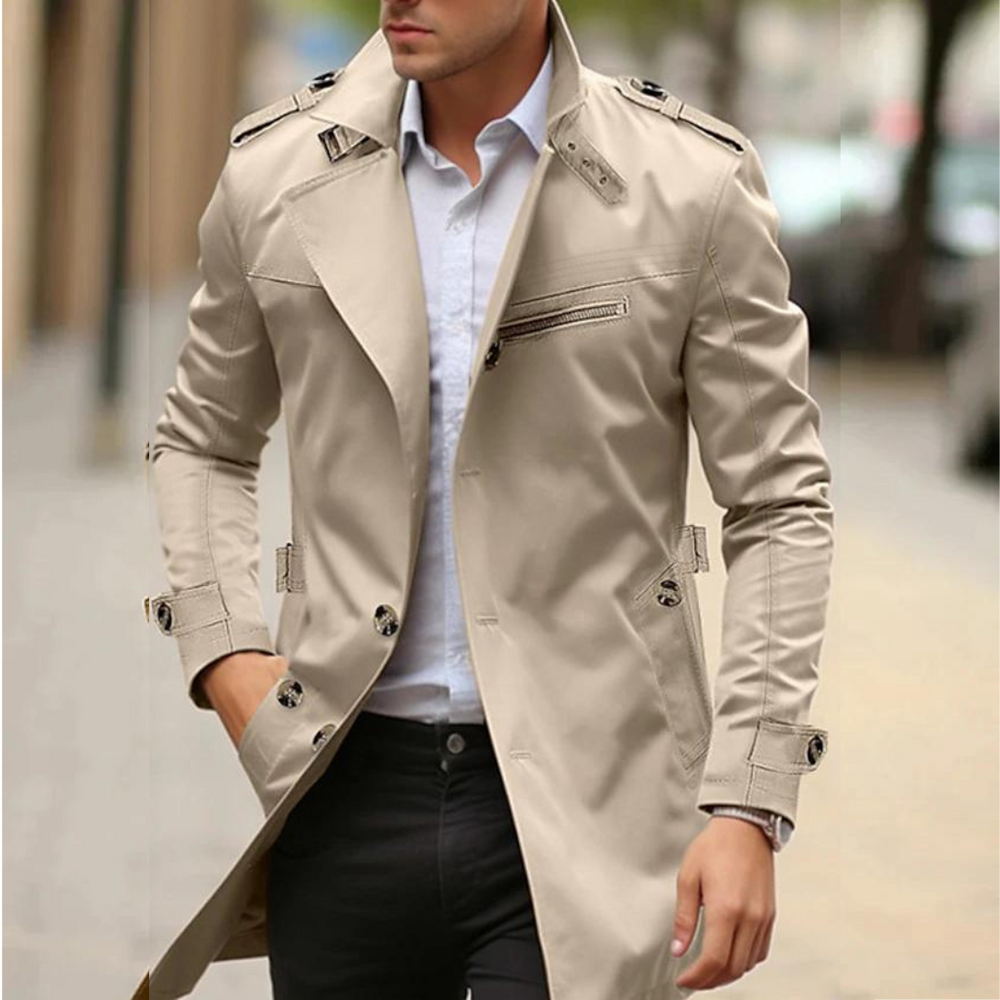 Elegant Men's Trenchcoat