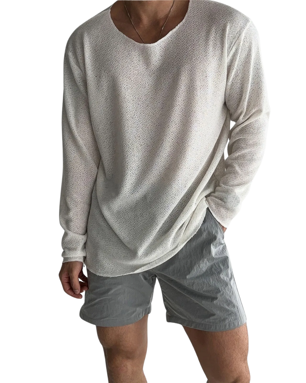 Casual Knit T-Shirt