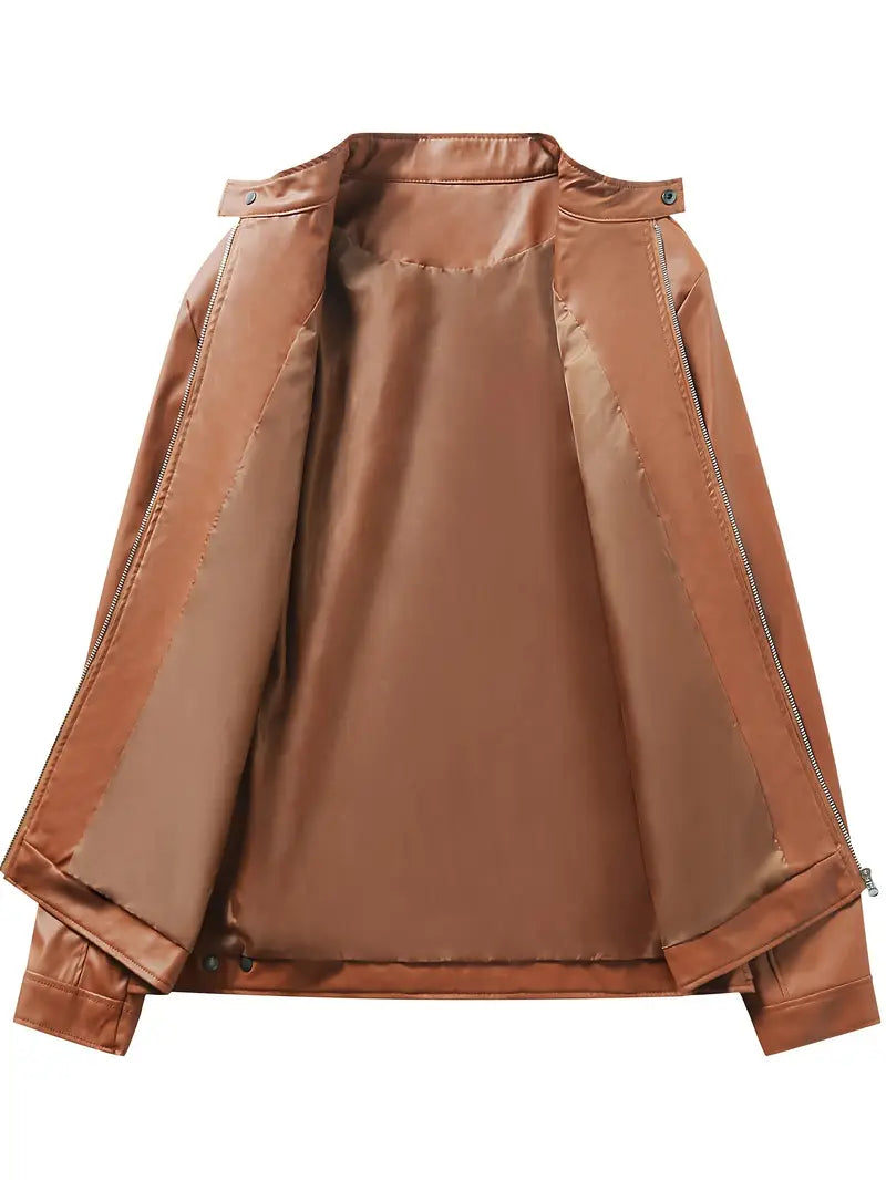Casual leather Jacket