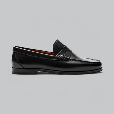 Chic Leather Penny Loafers