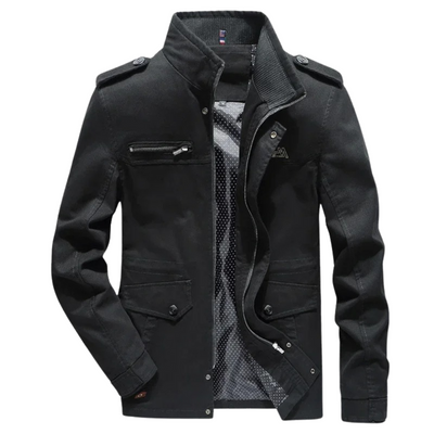 Elegant Cotton Cargo Jacket