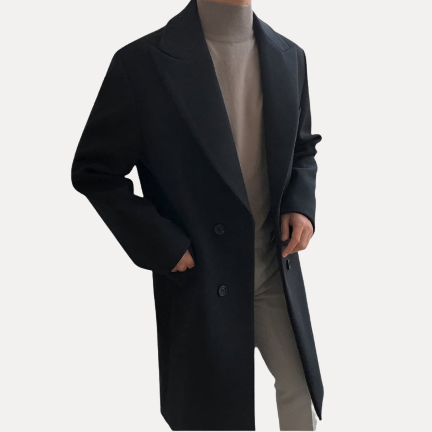 Elegant Double Breasted Coat