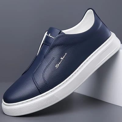 Leather Slip-On Shoes