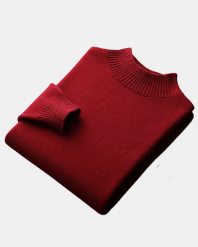 Mercurius Half Turtleneck Jumper In Wool