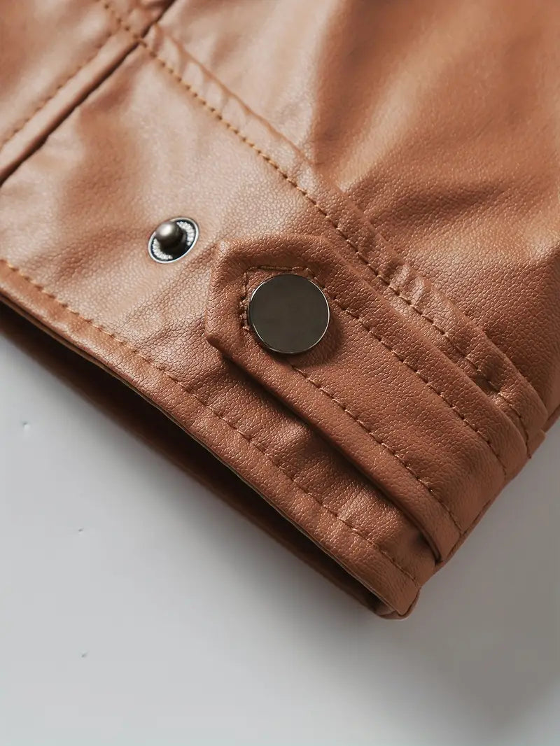 Casual leather Jacket