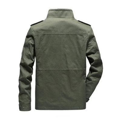 Elegant Cotton Cargo Jacket