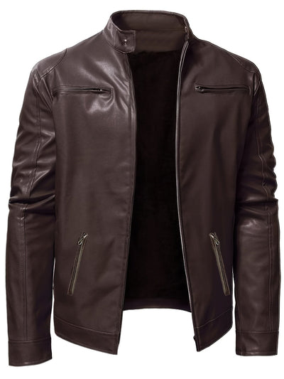 Casual leather Jacket