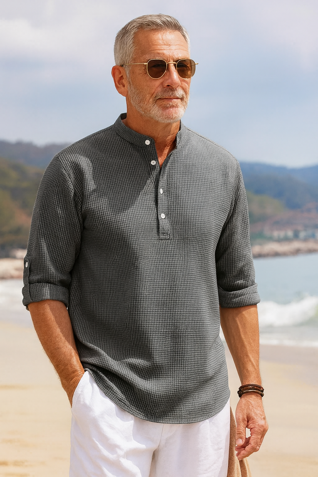 Long Sleeved Polo Shirt