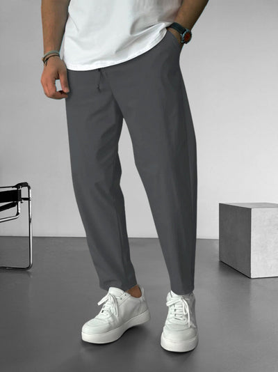 Elegant Tapered Drawstring Pants