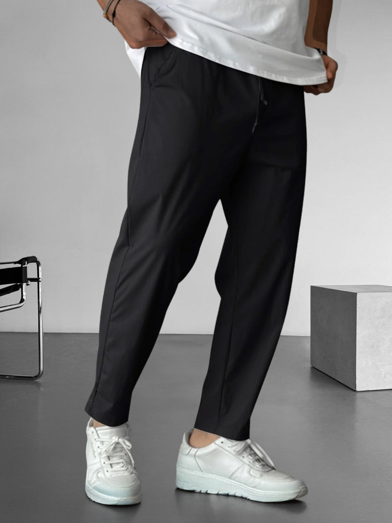 Elegant Tapered Drawstring Pants