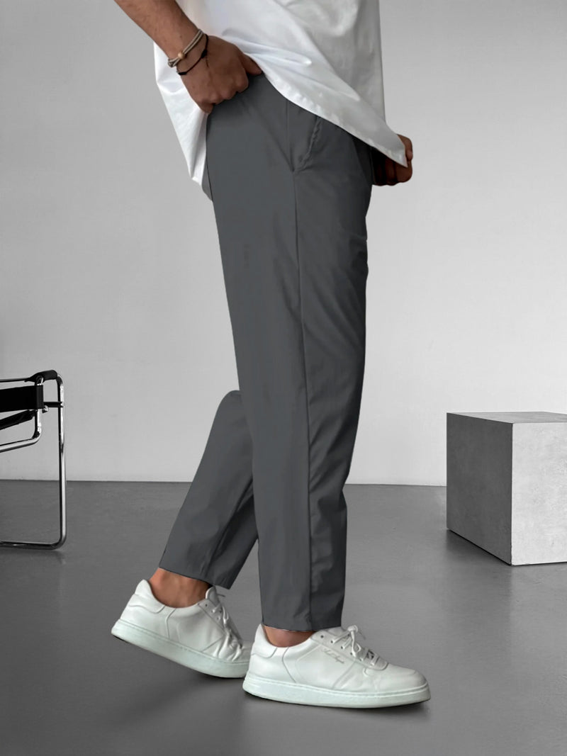 Elegant Tapered Drawstring Pants