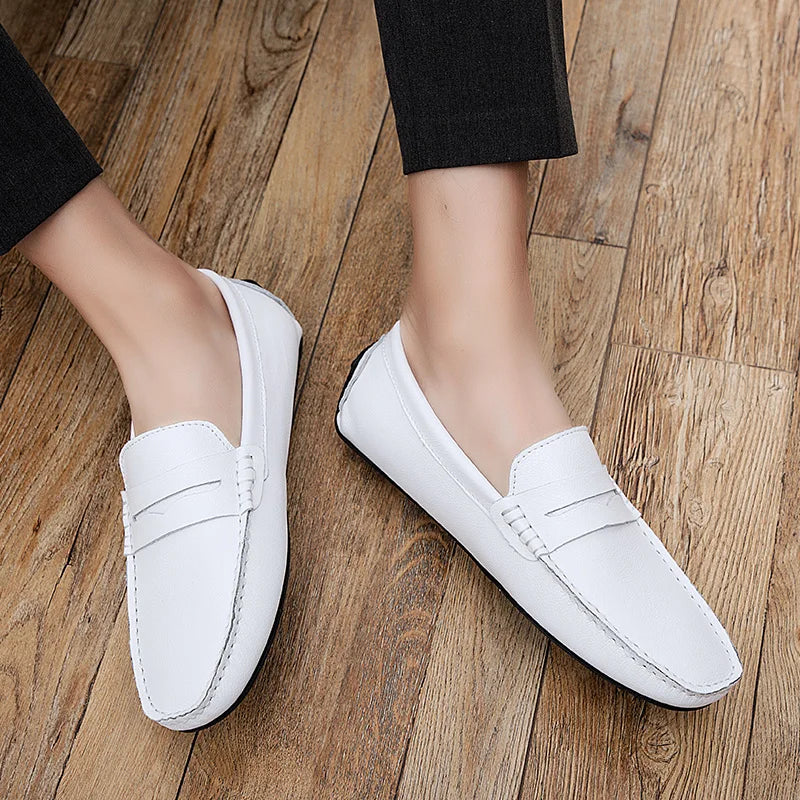 Casual Leather Summer Loafers
