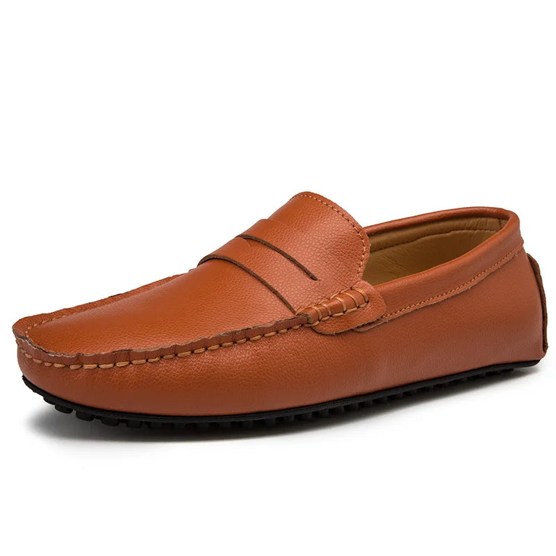 Casual Leather Summer Loafers
