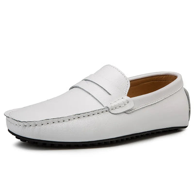 Casual Leather Summer Loafers