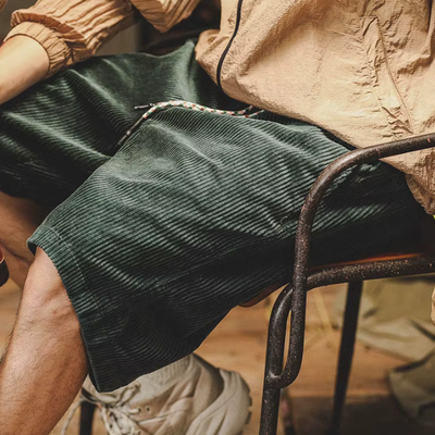 Elegant Corduroy Shorts
