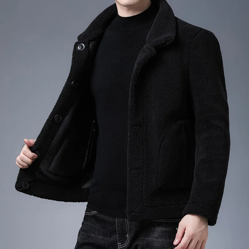 Wool Lined Plush Jacket