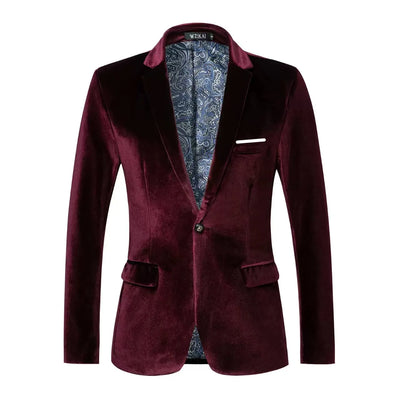 Elegant Velvet Blazer