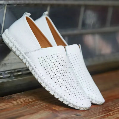Elegant Breathable Leather Loafers