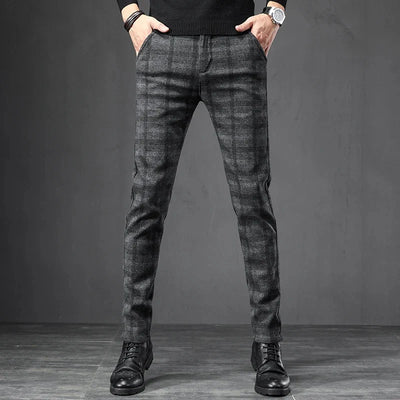 Plaid Casual Pants