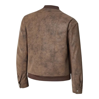 Suede Bomber Jacket