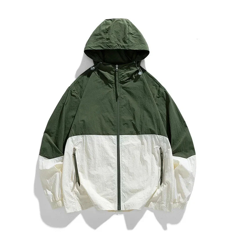Hooded Windbreaker Jacket