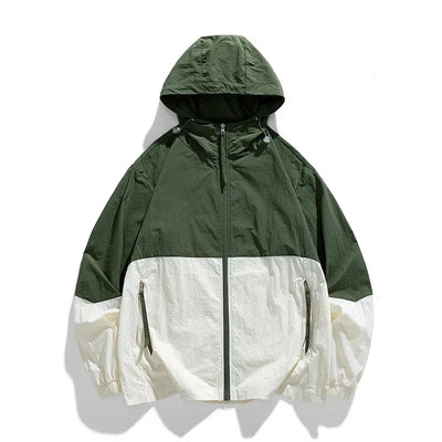 Hooded Windbreaker Jacket