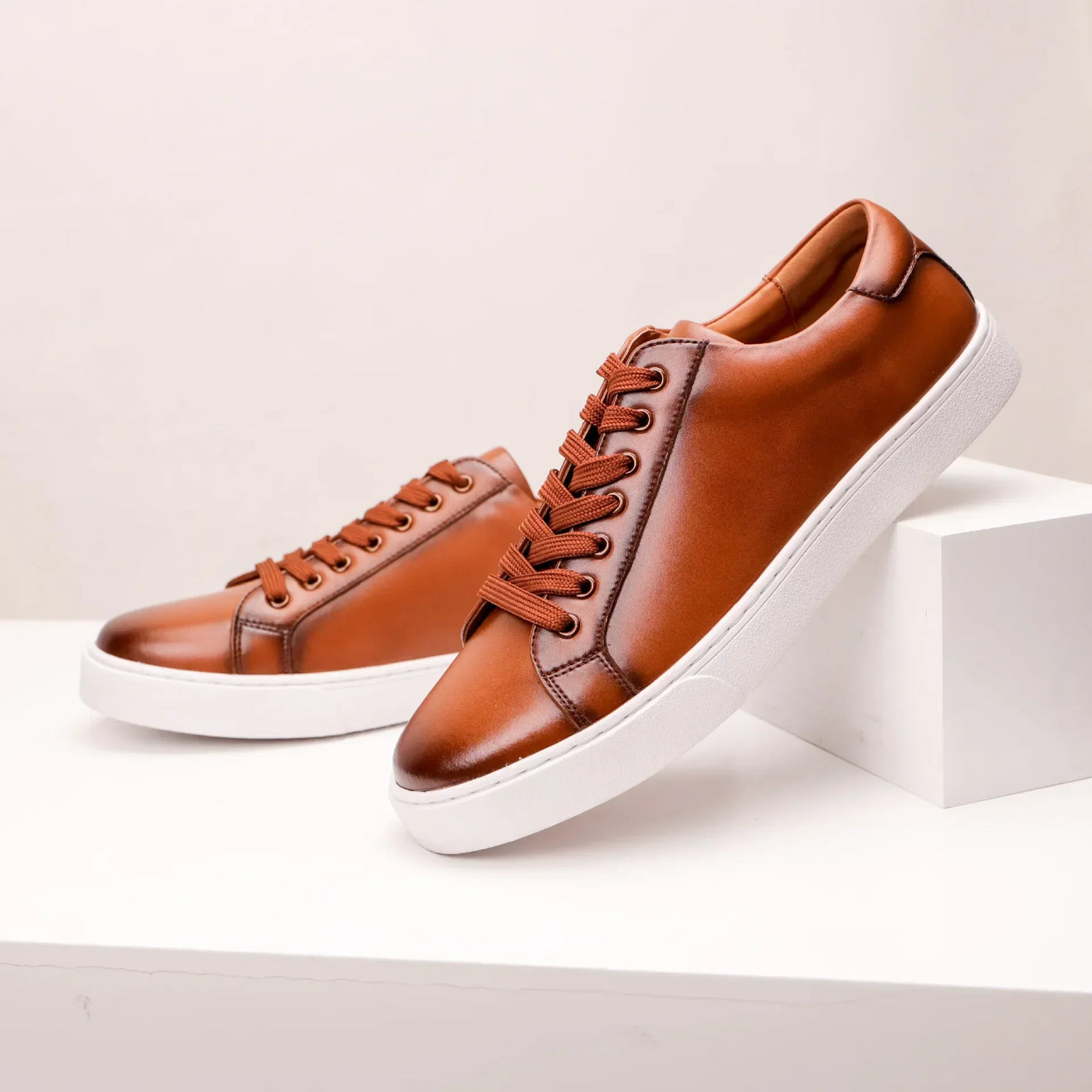 Genuine Leather Sneakers