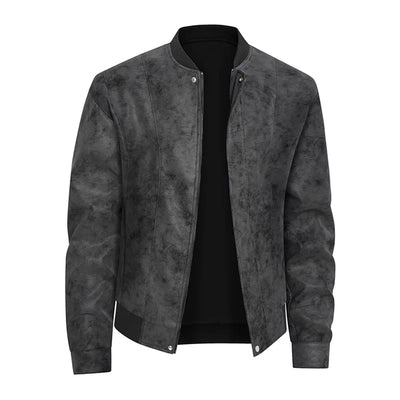 Suede Bomber Jacket