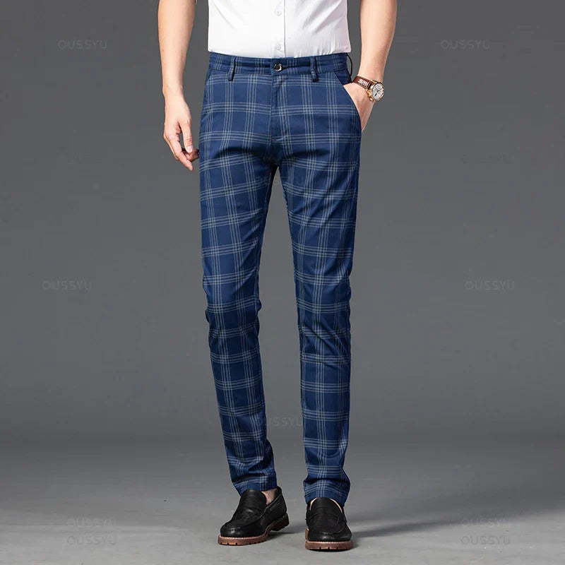 Elegant Plaid Pants