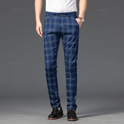 Elegant Plaid Pants