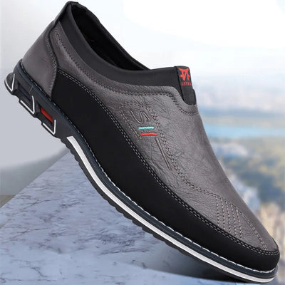 Leather Slip-On Business Shoes