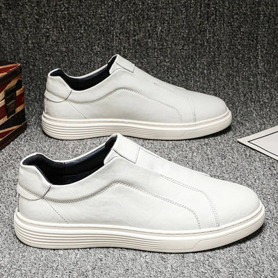 Classic Leather Slip-On Shoes