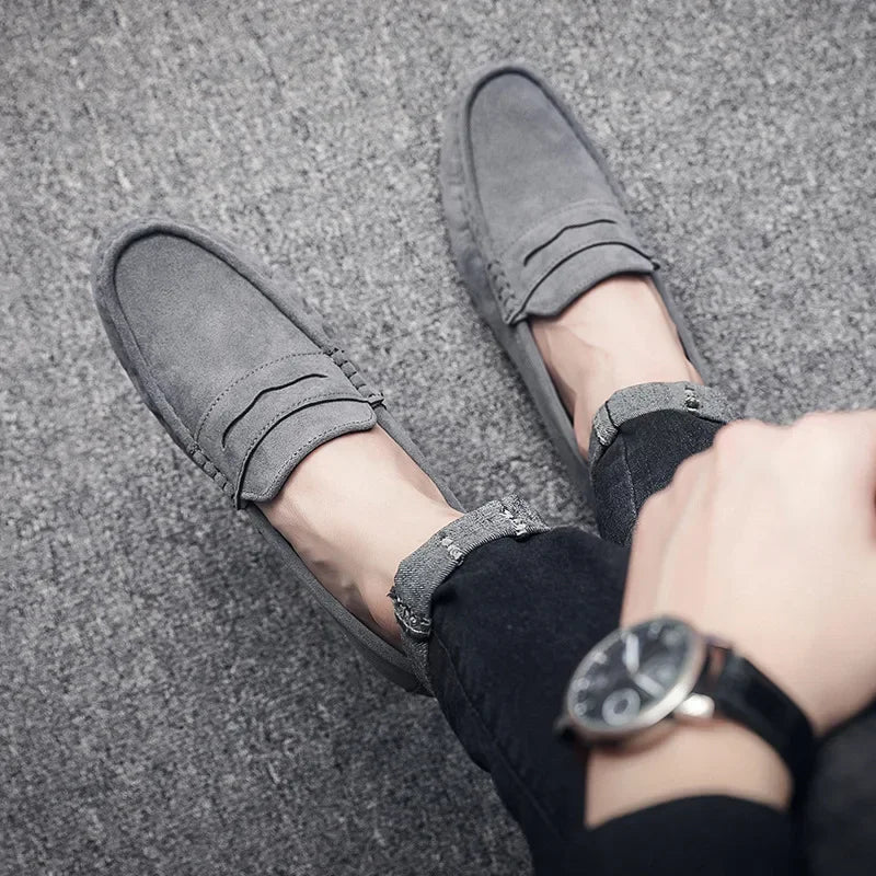 Lightweight Suede Men's Loafers