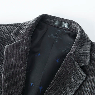 Elegant Corduroy Suit Blazer
