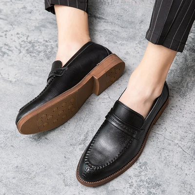 Leather Dress Loafers