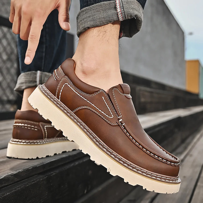 Elegant Leather Slip-on Shoes