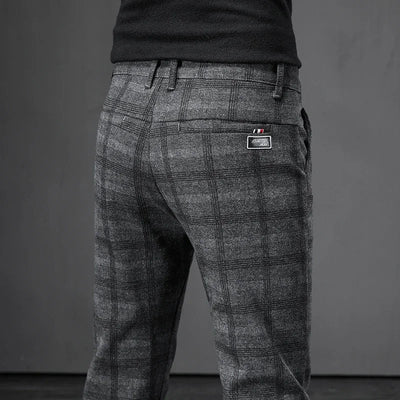 Plaid Casual Pants