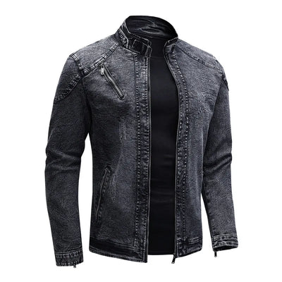 Denim Motorcycle Jacket