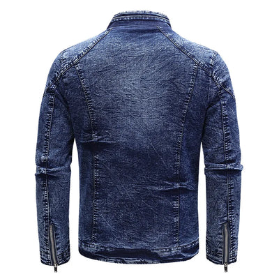Denim Motorcycle Jacket