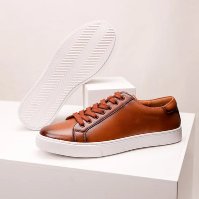 Genuine Leather Sneakers