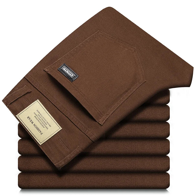 Elegant Cotton Jeans