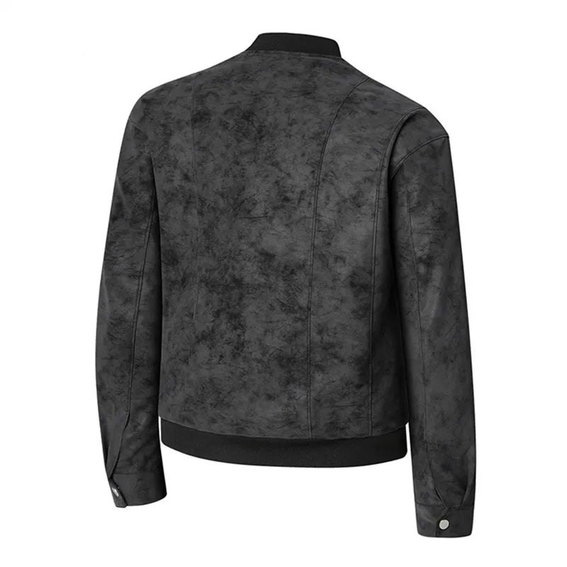 Suede Bomber Jacket