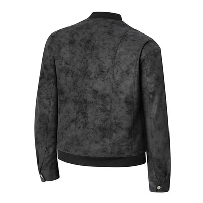 Suede Bomber Jacket