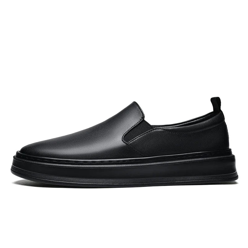 Leather Slip-On Shoes