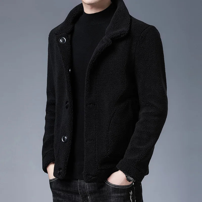 Wool Lined Plush Jacket