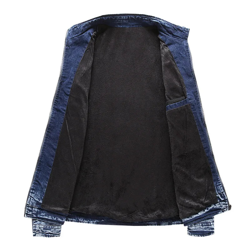 Denim Motorcycle Jacket