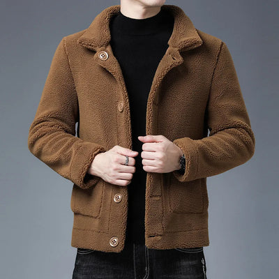 Wool Lined Plush Jacket
