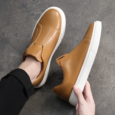 Casual Leather Slip-On Shoes