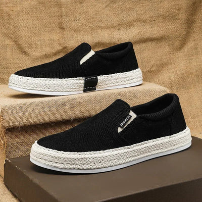 Elegant Canvas Slip-On Shoes