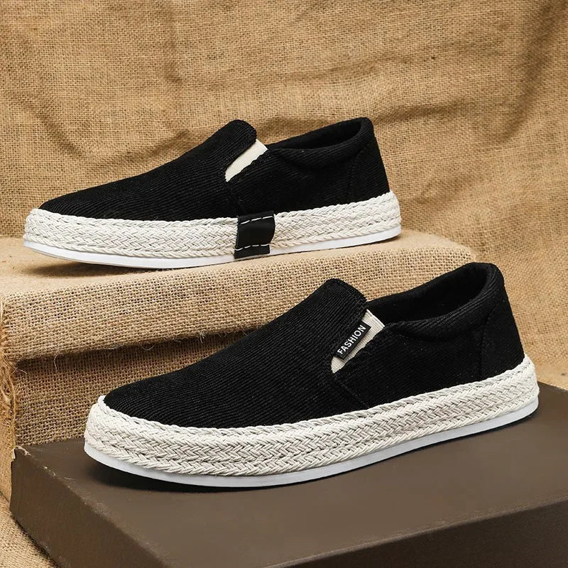 Breathable Slip-On Canvas Shoes